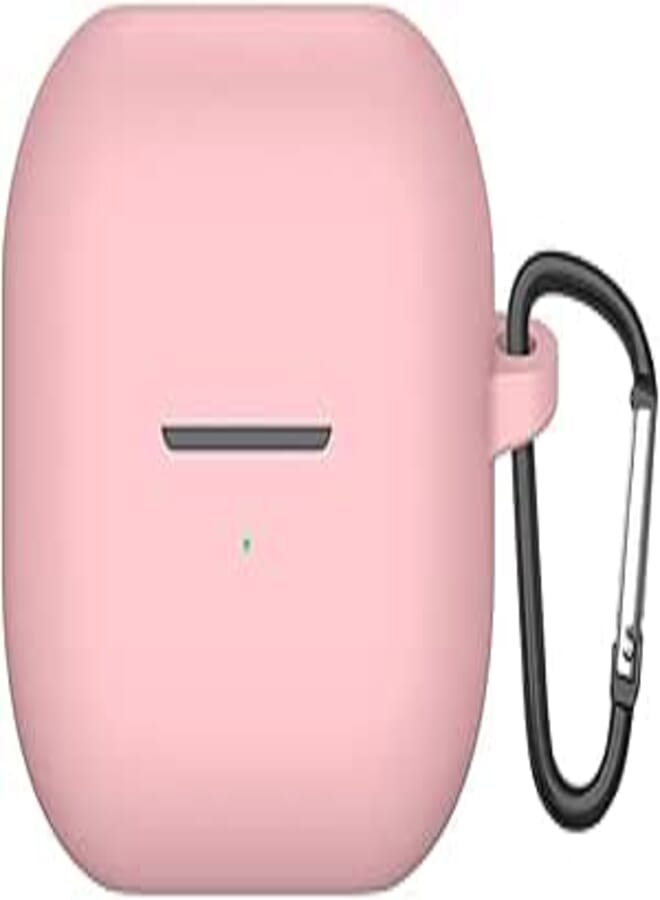 Silicone Case for Samsung Galaxy Buds 3 and Galaxy Buds 3 Pro (2024) with Keychain, Shockproof Full Protective Skin Case Cover (Pink, Galaxy Buds 3/3 Pro)